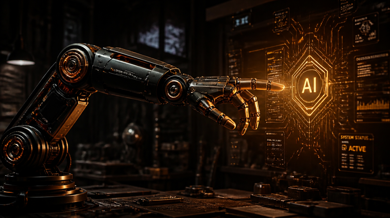 Robotic arm hardware and machine embodiment controls.
